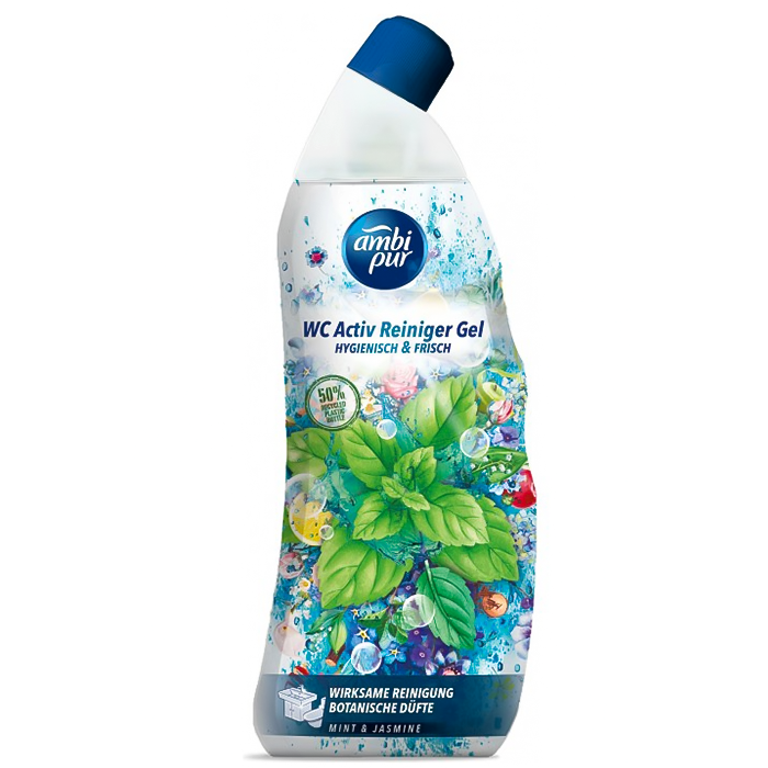 Гель для туалету Ambi Pur WC Botanical Fragrances М'ята і жасмин, 750 мл (820956) - 